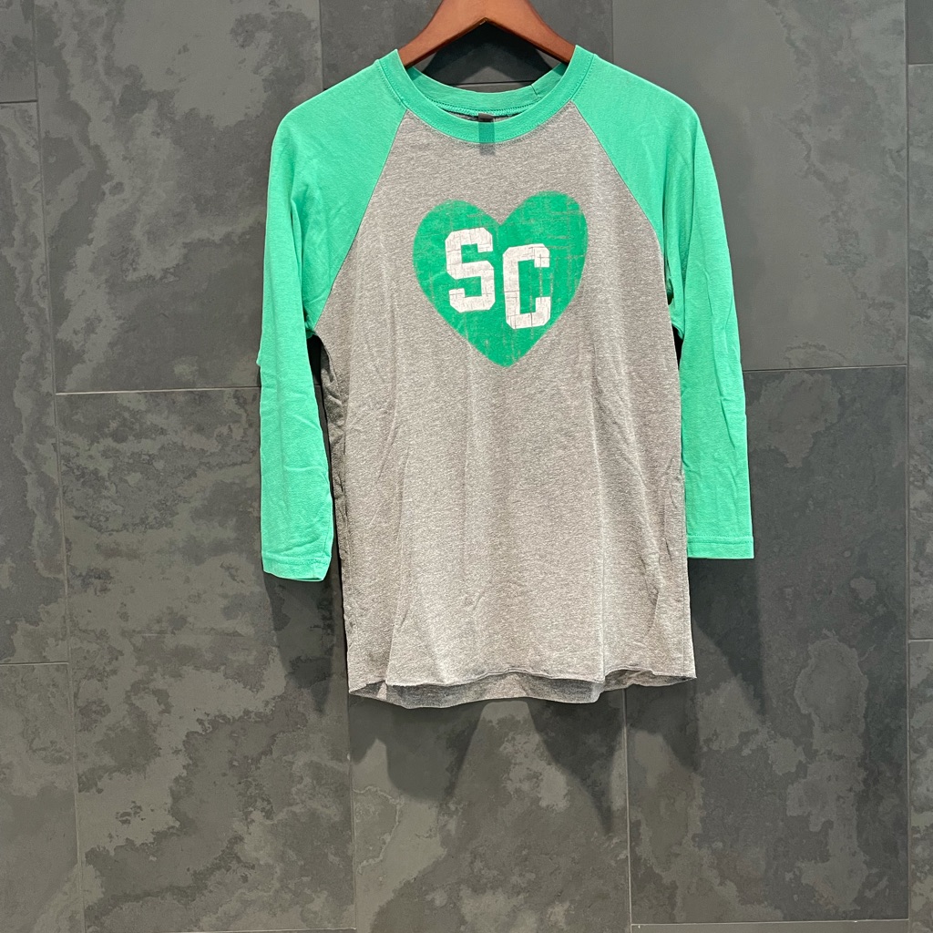 Sc Initial/Monogram Baseball Tee